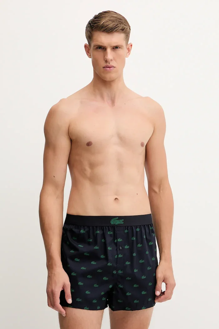 Lacoste Памучни боксерки (3 чифта) в зелено 7H4961