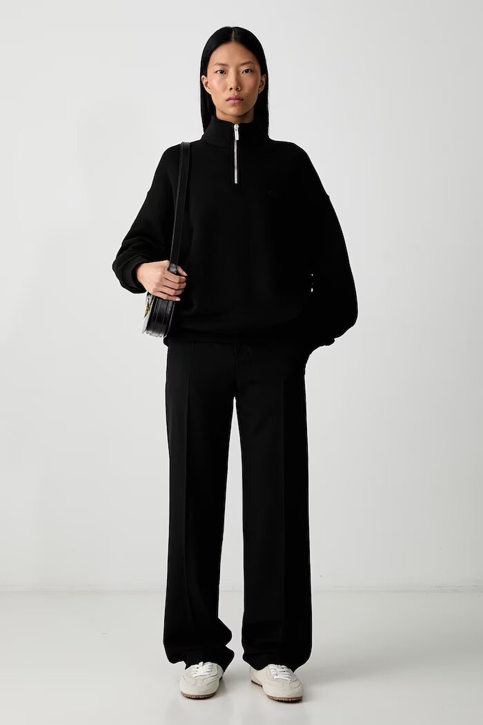 Lacoste суичър от памук черен SH7759