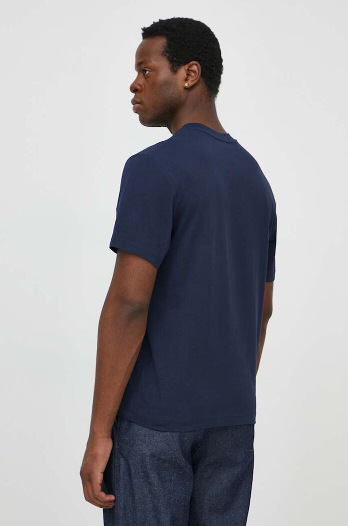Lacoste тениска basic мъжка от памук тъмносиня TH7318
