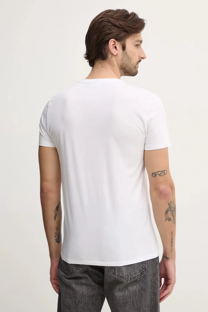 Lacoste тениска мъжка от памук бяла TH6709
