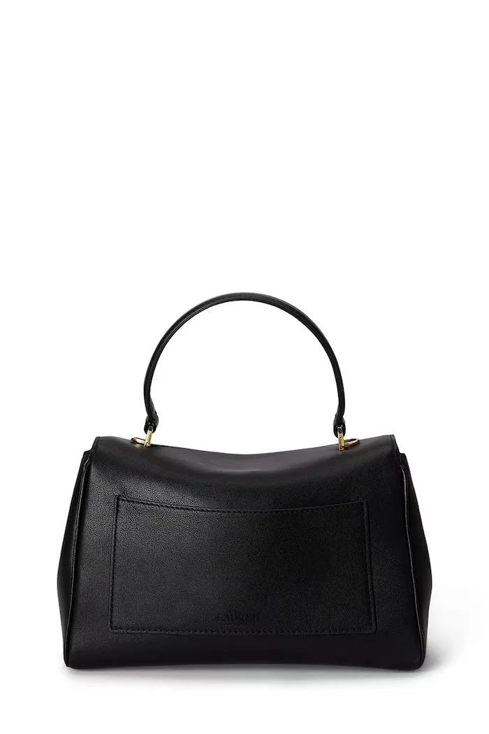 Lauren Ralph Lauren чанта crossbody дамска от кожа черна 431P15611