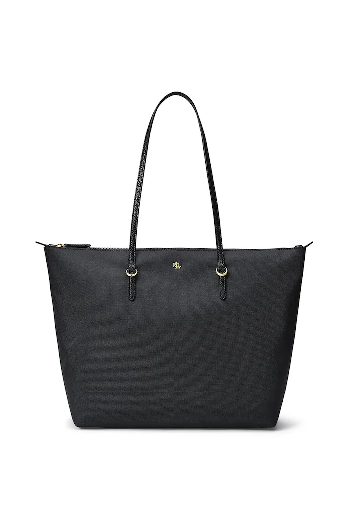 Lauren Ralph Lauren чанта tote дамска черна 431950007