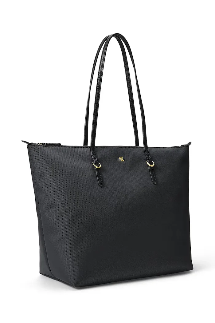 Lauren Ralph Lauren чанта tote дамска черна 431950007