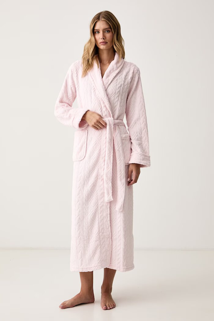 Lauren Ralph Lauren халат дамски розов ILN52534