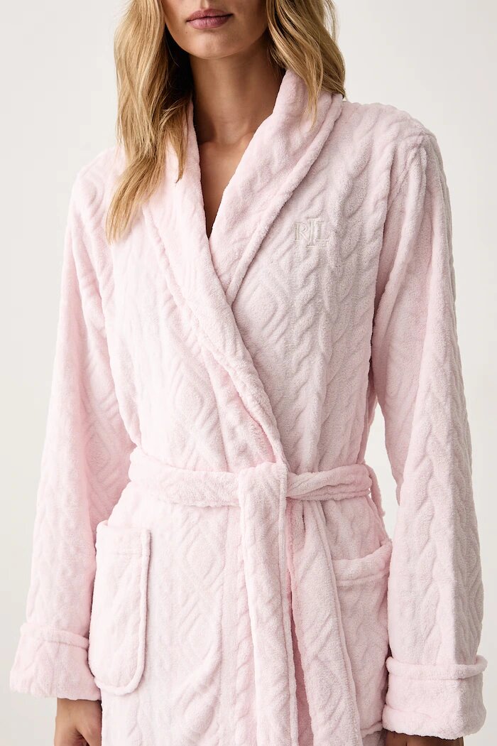 Lauren Ralph Lauren халат дамски розов ILN52534