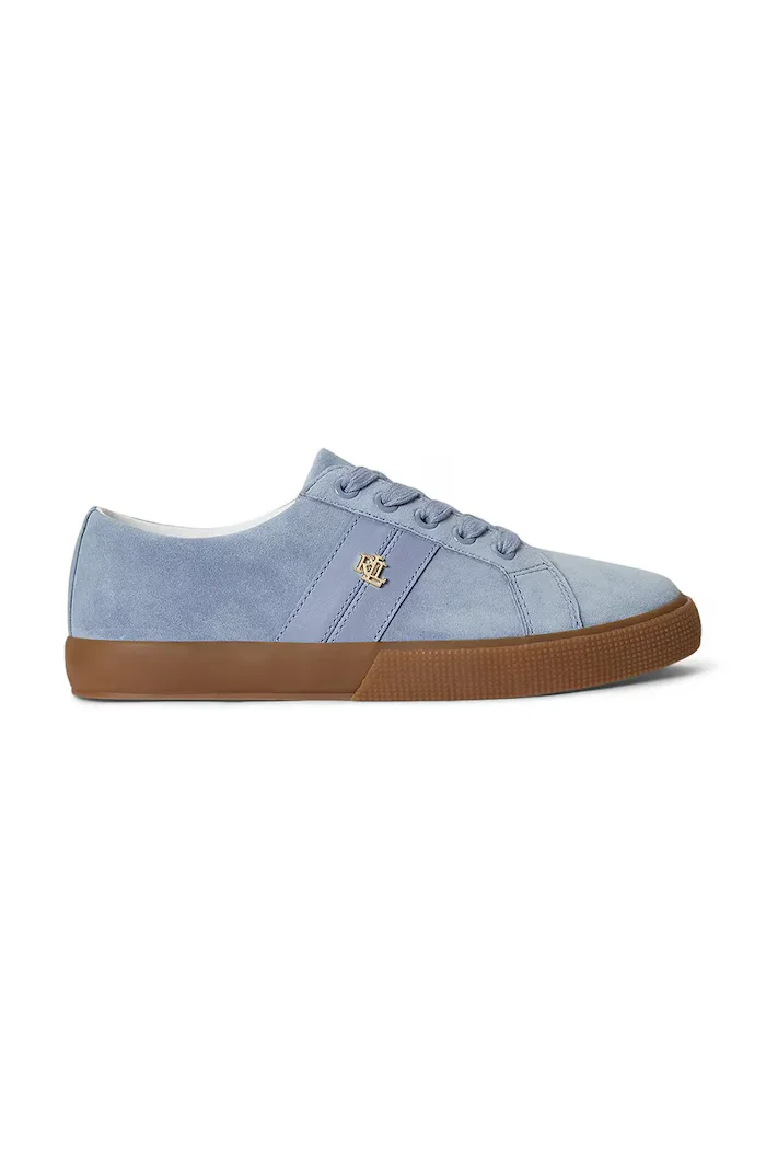 Lauren Ralph Lauren Janson II маратонки дамски от кожа сини 802868344005