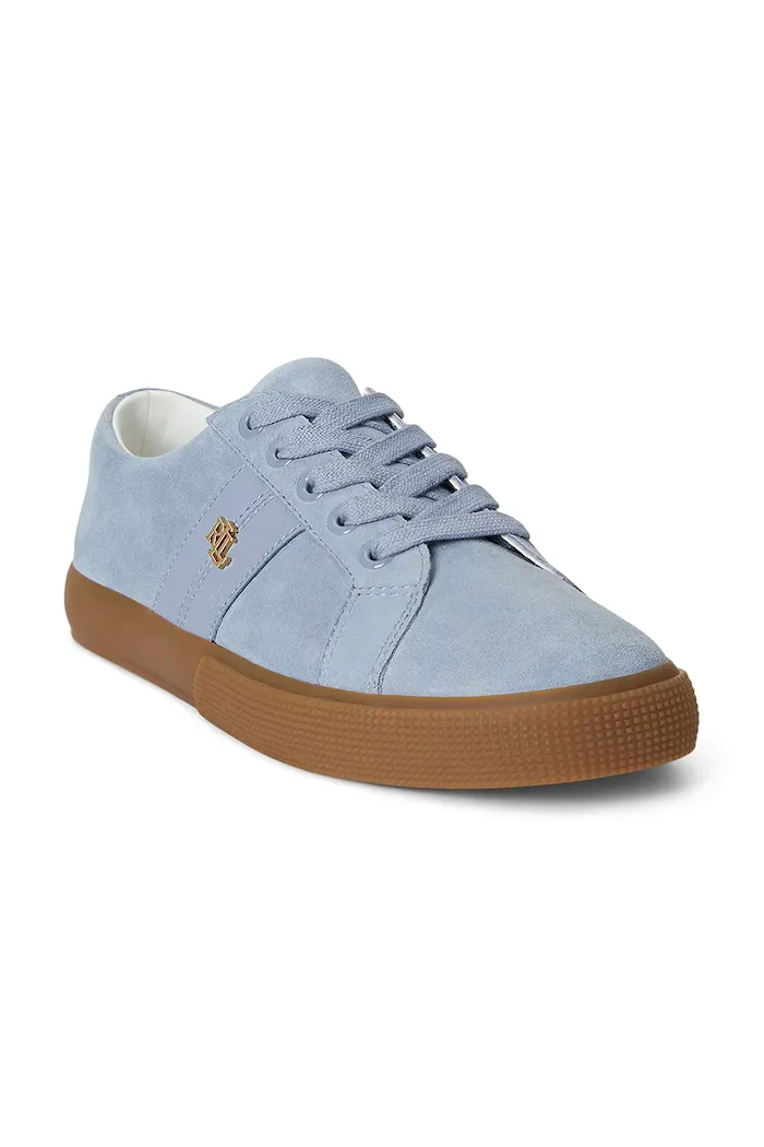 Lauren Ralph Lauren Janson II маратонки дамски от кожа сини 802868344005