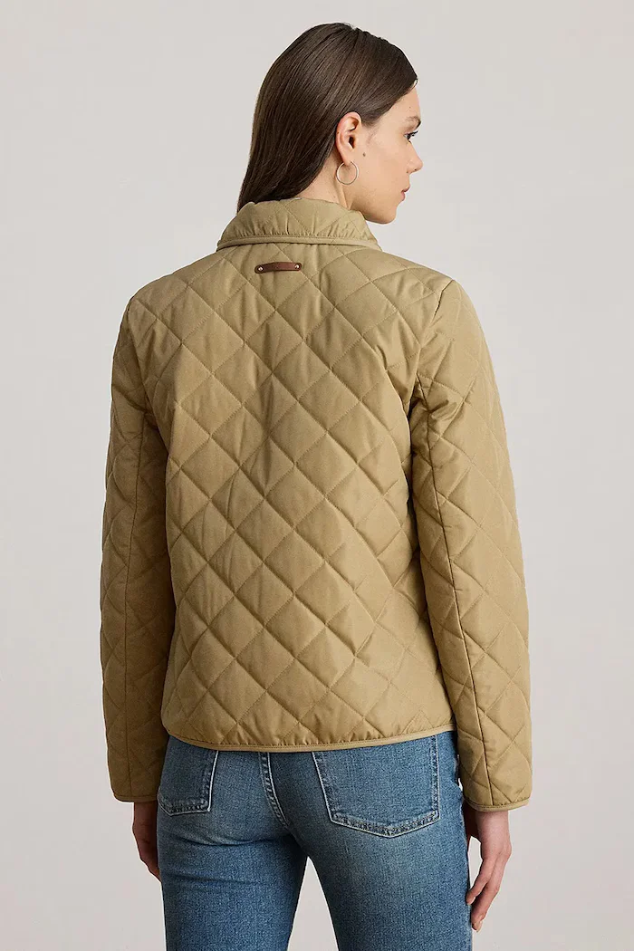 Lauren Ralph Lauren капитонирано яке дамско бежово 297979539