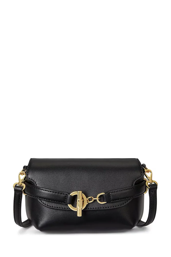 Lauren Ralph Lauren Кожена чанта в черно 431P04297