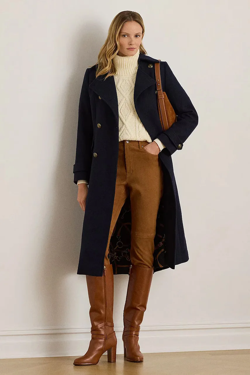 Lauren Ralph Lauren Палто с вълна