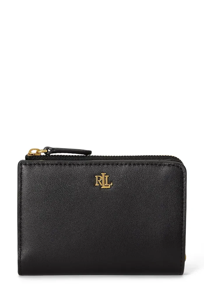 Lauren Ralph Lauren портфейл дамски от кожа черен 432P16735