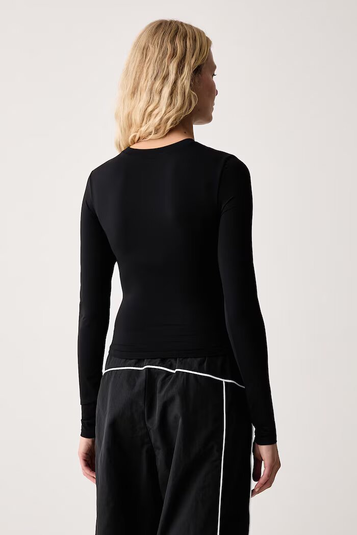 le privé блуза с дълги ръкави дамска SOFTSKIN LONGSLEEVE черна LP00859