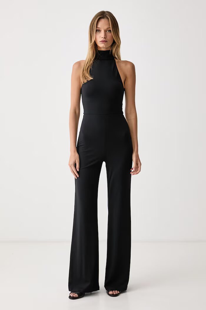 le privé гащеризон дамски с вискоза MAELLE JUMPSUIT NOIR черен LP00827