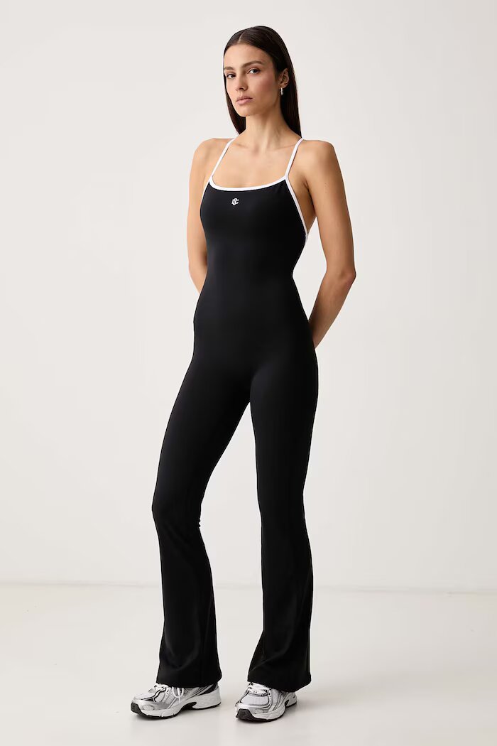le privé гащеризон дамски VARSITY JUMPSUIT черен LP00707