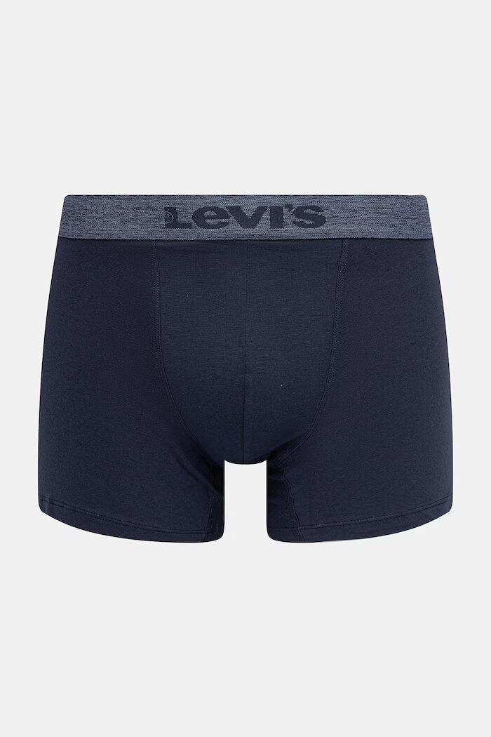 Levi's боксерки мъжки от памук с еластан 6 броя черни 37149-1305