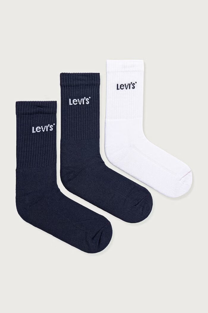 Levi's чорапи 3 броя тъмносини 37157-1529