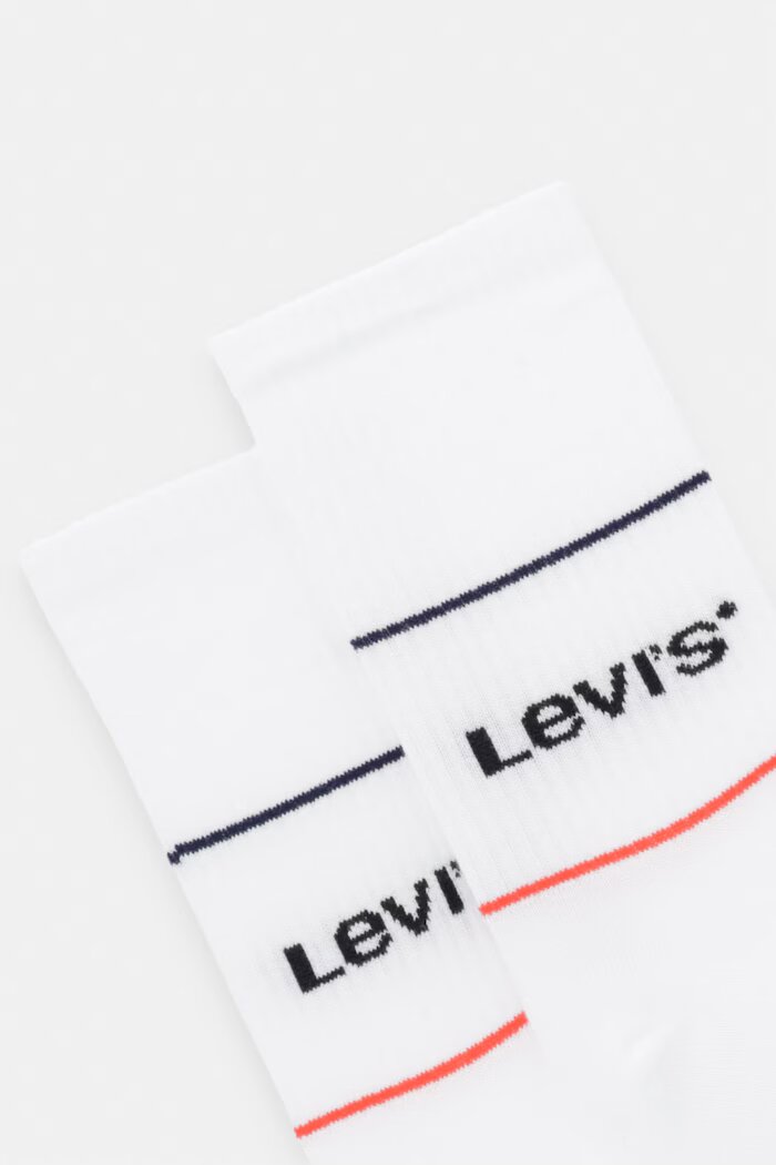 Levi's чорапи с памук 2 броя бели 37157-0668
