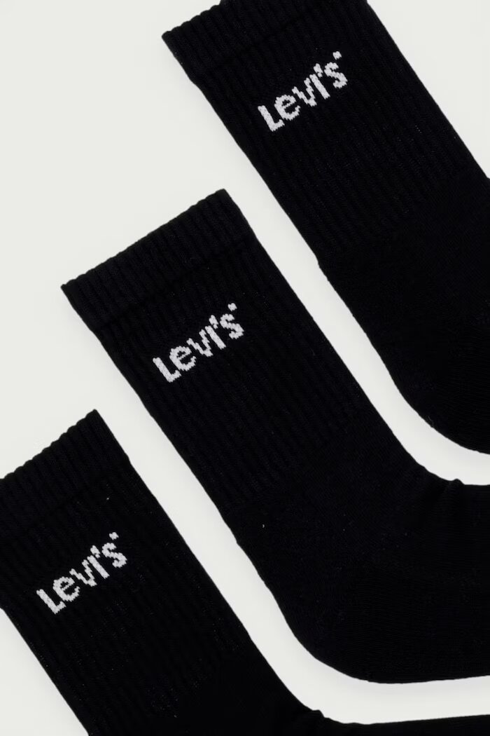 Levi's чорапи с памук 3 броя черни 37157-1527
