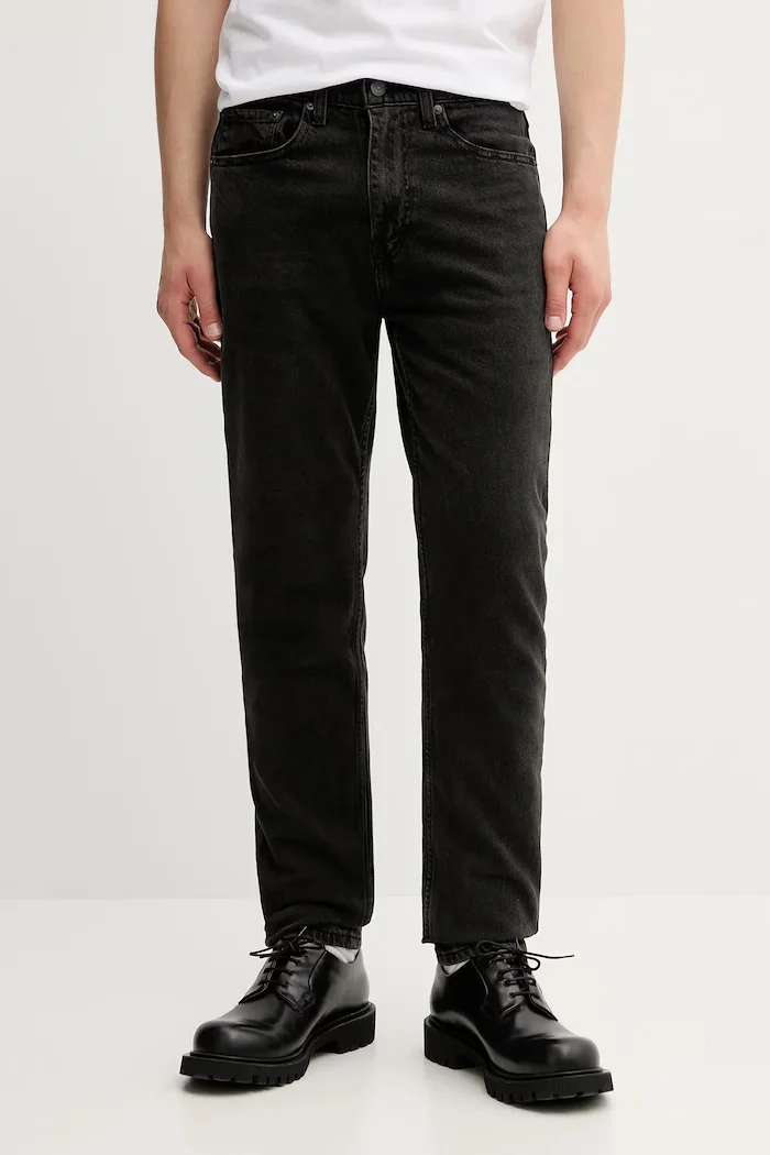 Levi's Дънки 515 SLIM FIT STRAIGHT мъжки в черно A7222 A7222.0003