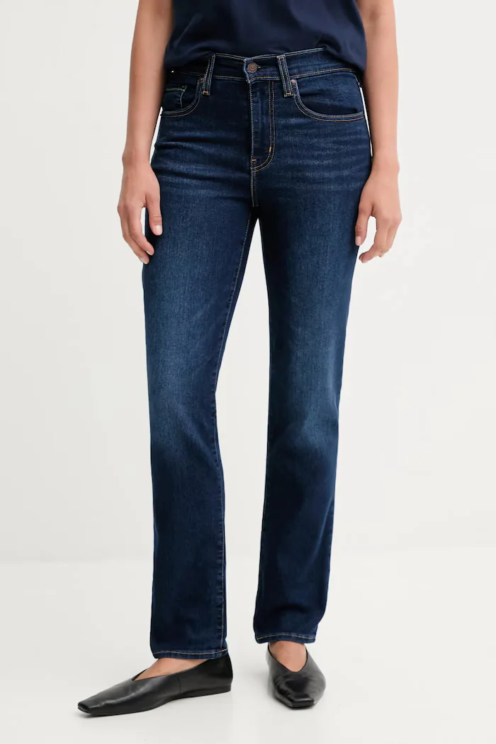 Levi's Дънки 724 HIGH RISE STRAIGHT в тъмносиньо 18883 18883.724