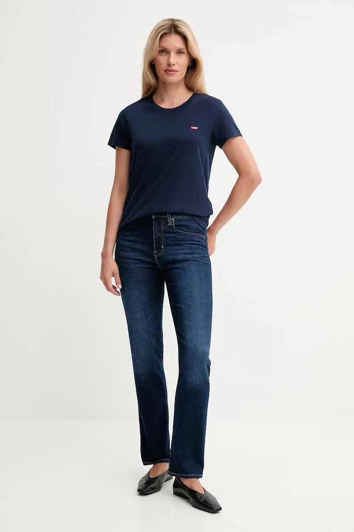 Levi's Дънки 724 HIGH RISE STRAIGHT в тъмносиньо 18883 18883.724