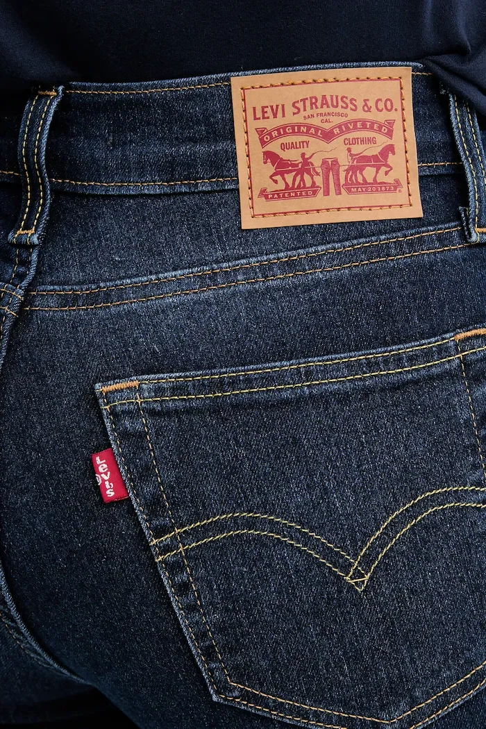 Levi's Дънки 724 HIGH RISE STRAIGHT в тъмносиньо 18883 18883.724