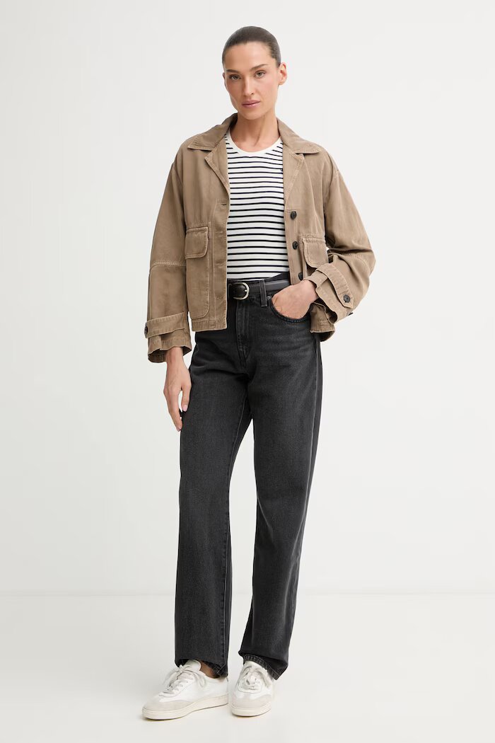 Levi's дънки relaxed fit дамски EASY DAD черни 005DC