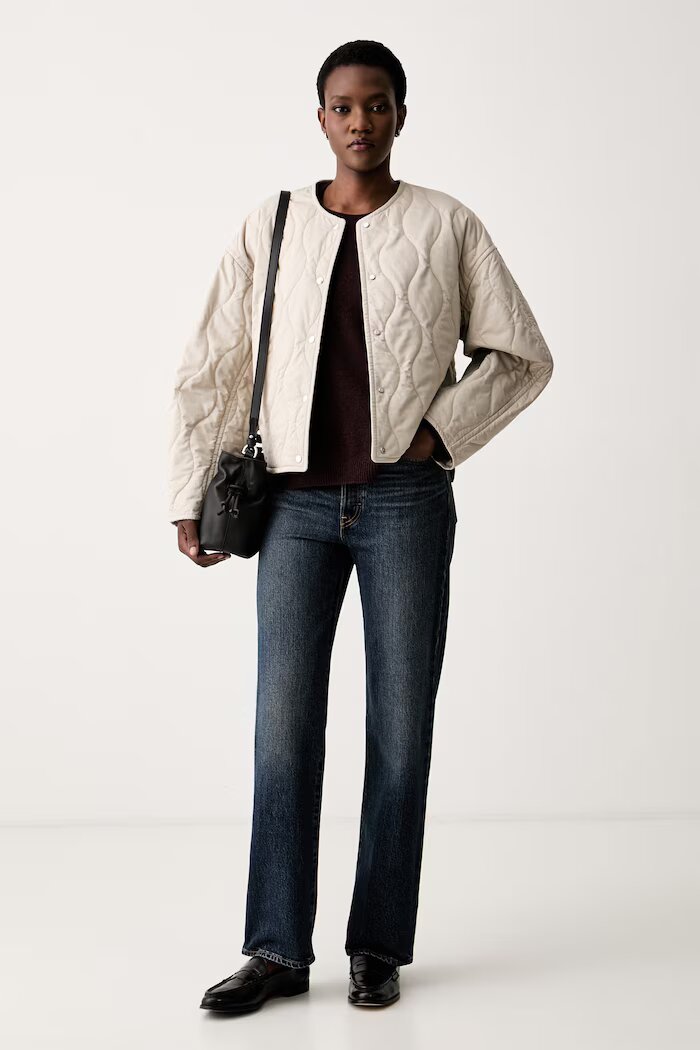 Levi's дънки straight дамски RIBCAGE FULL LENGTH сини 79078