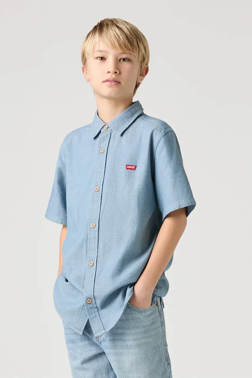 Levi's Детска памучна риза SS WOVEN SHIRT