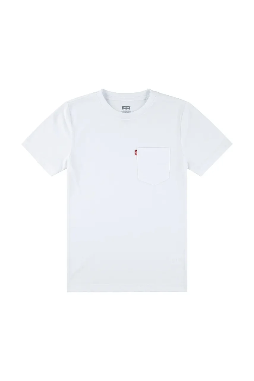 Levi's Детска памучна тениска SUNSET POCKET TEE