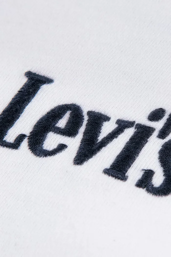 Levi's Детска тениска CLASSIC AND CLEAN TEE в бяло с изчистен дизайн 9EP758