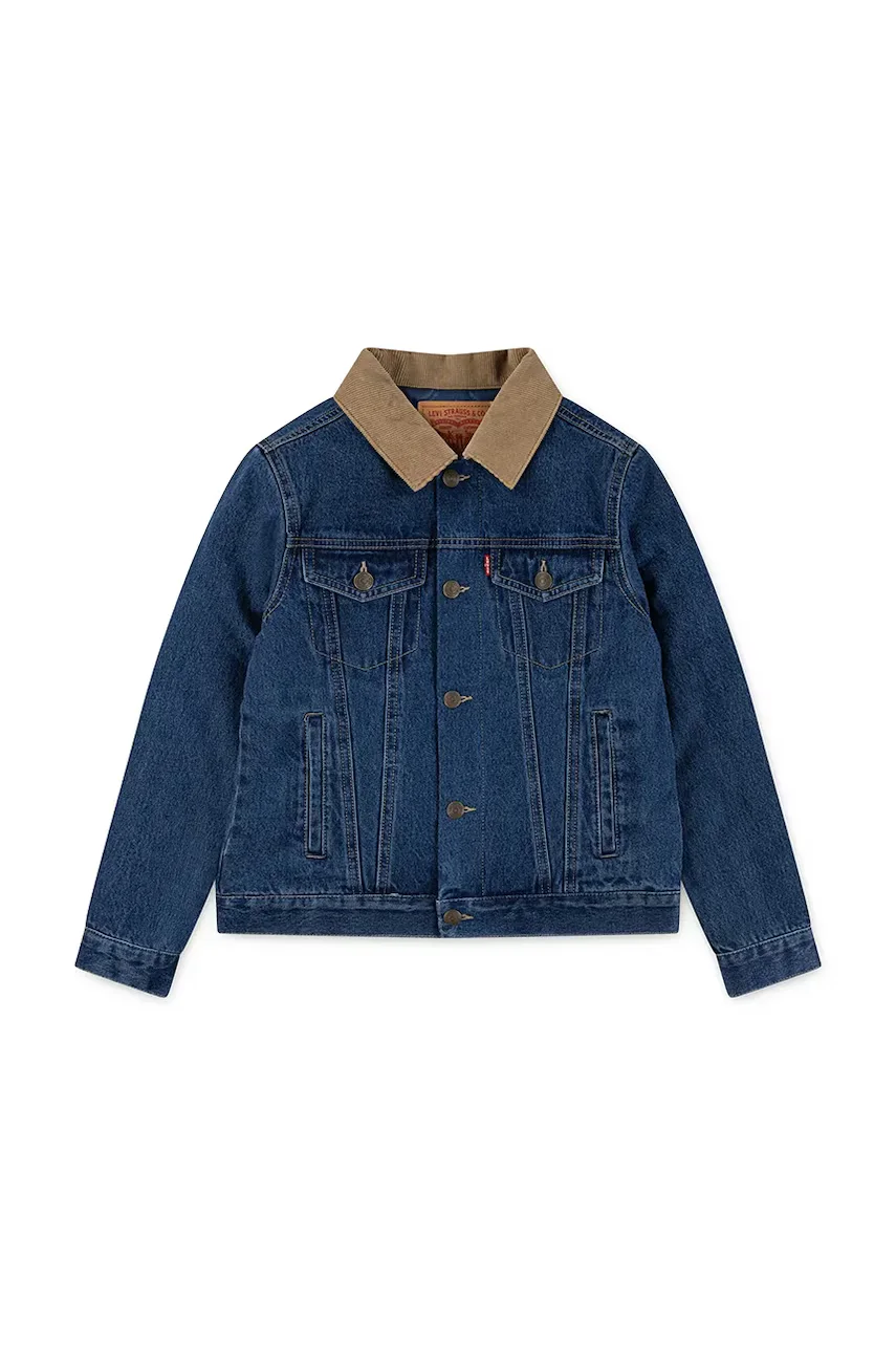 Levi's Детско дънково яке QUILTED LINED TRUCKER