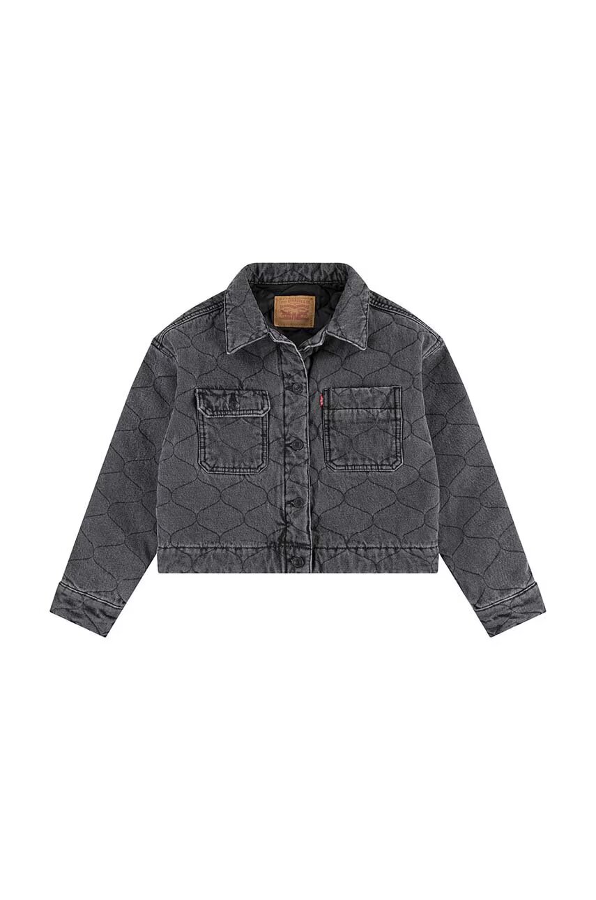 Levi's Детско дънково яке QUILTED TRUCKER JACKET