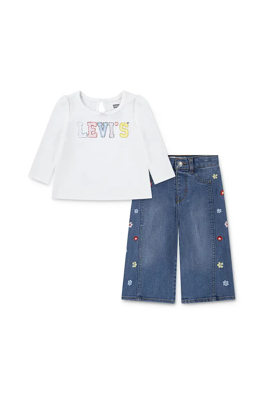 Levi's Комплект за бебета CROCHET LEVI''''''''''''''''''''''''''''''''''''''''''''''''''''''''''''''''S TOP & JEAN