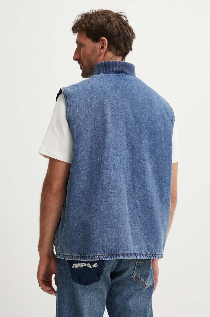 Levi's Памучен елек в синьо преходен модел A8580