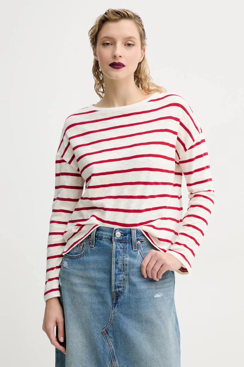 Levi's Памучна блуза с дълги ръкави