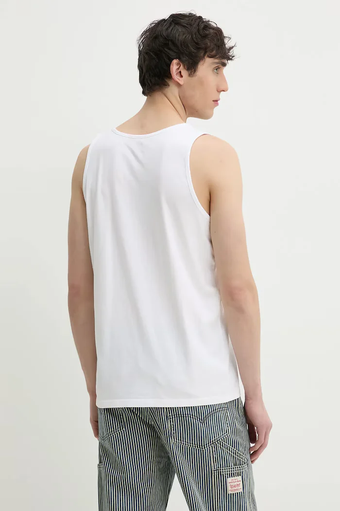 Levi's Памучна тениска HOUSEMARK TANK в бяло A7256