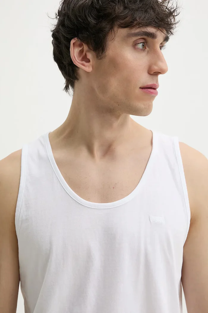 Levi's Памучна тениска HOUSEMARK TANK в бяло A7256