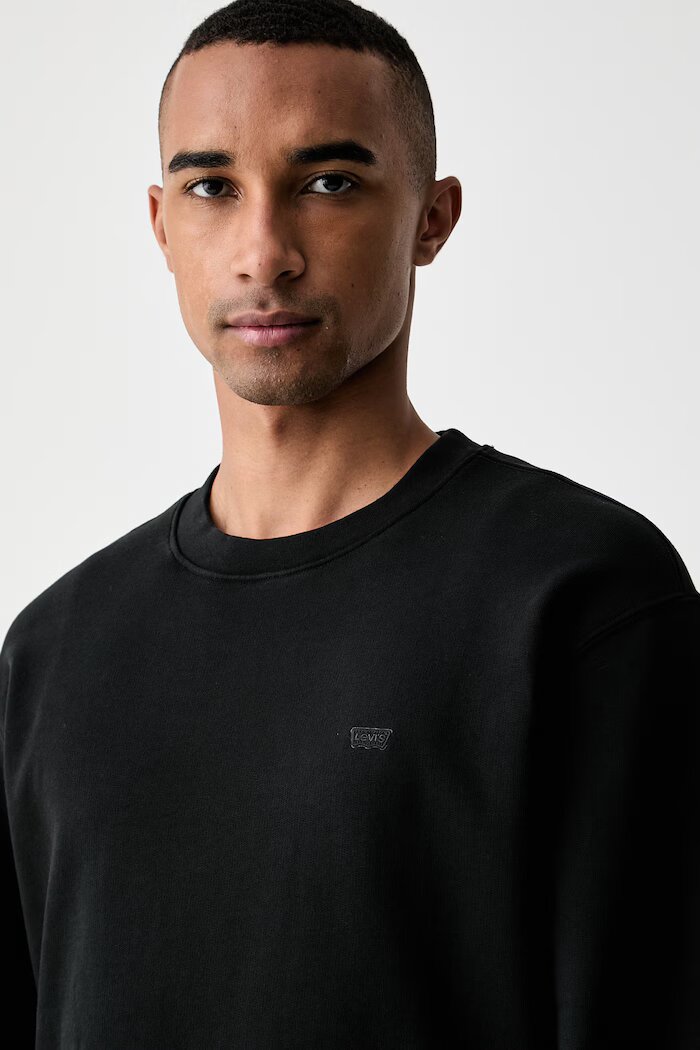 Levi's суичър мъжки от памук THE ORIGINAL HM черен 35909