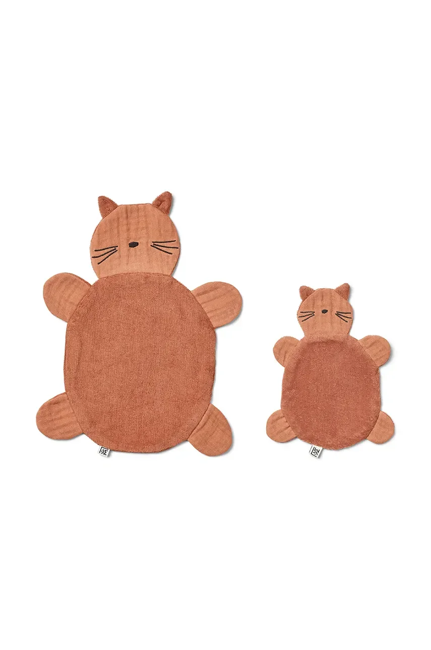 Liewood Бебешка играчка за гушкане Janai Cat Cuddle Cloth 2-Pack (2 броя)