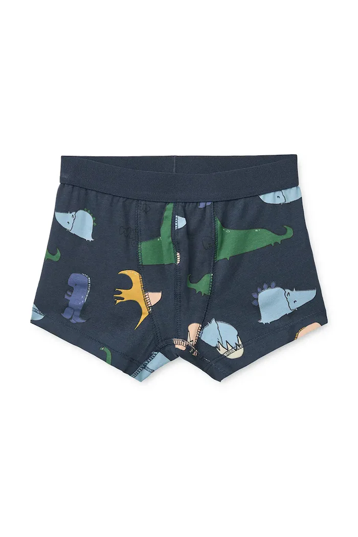 Liewood боксерки за деца от памук с еластан Marvin Boxers 3-Pack бежови LW20283