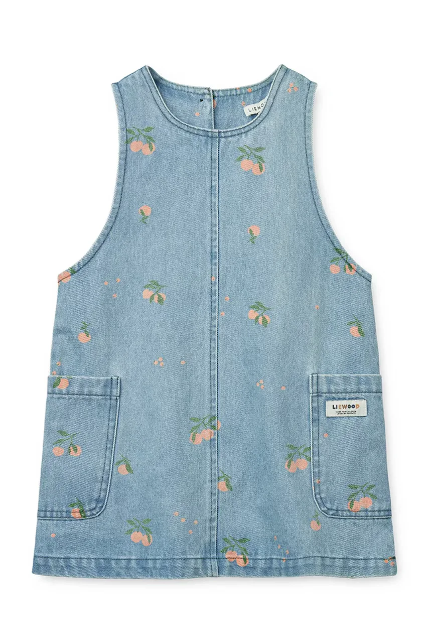 Liewood Детска дънкова рокля Angelica Printed Denim Dress