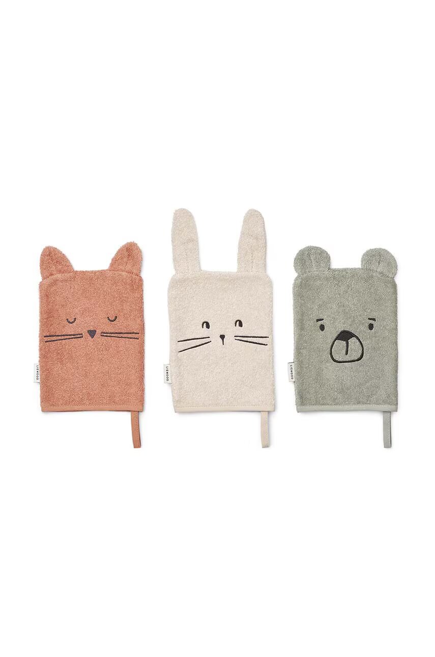 Liewood Детска гъба за баня Sylvester Classic Washcloth 3-Pack (3 броя)
