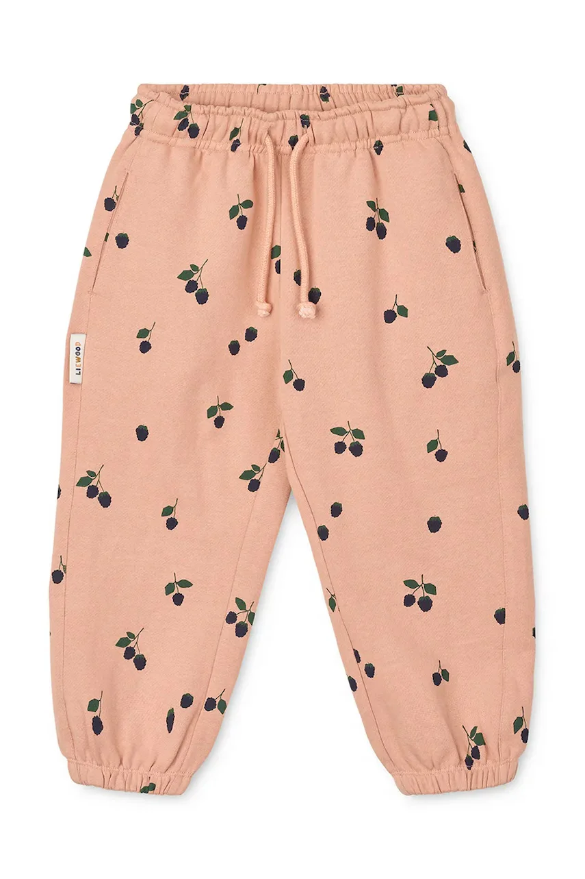 Liewood Детски памучен спортен панталон Arlo Printed Sweatpants