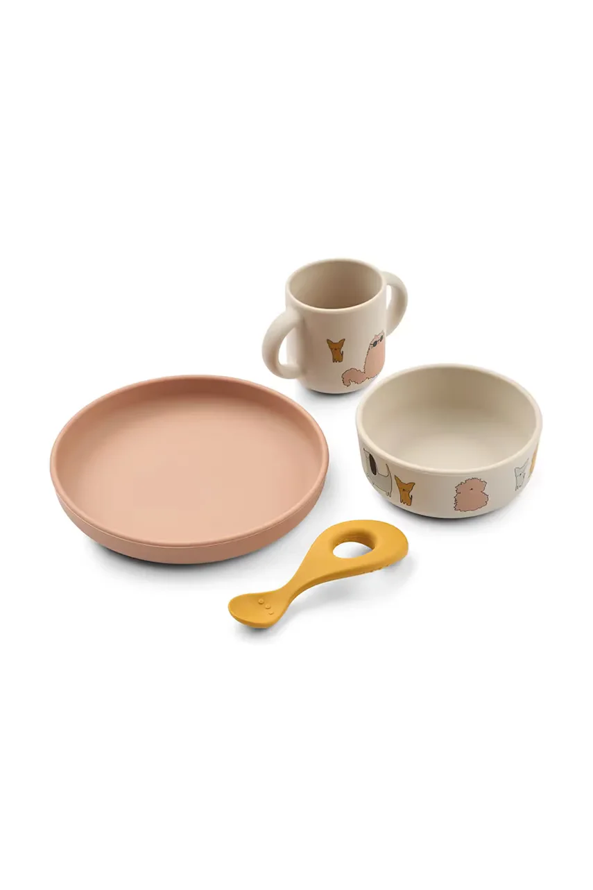 Liewood Комплект детски прибори за хранене Vivi Printed Tableware Set