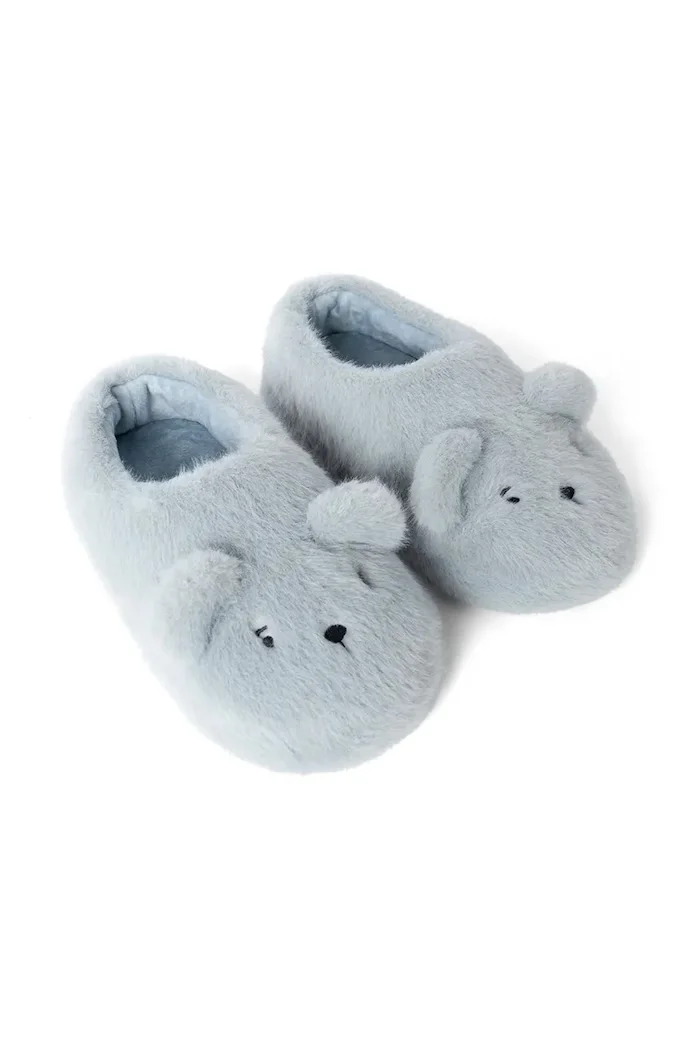 Liewood пантофи за деца Aviaja Bear Slippers сини LW19587