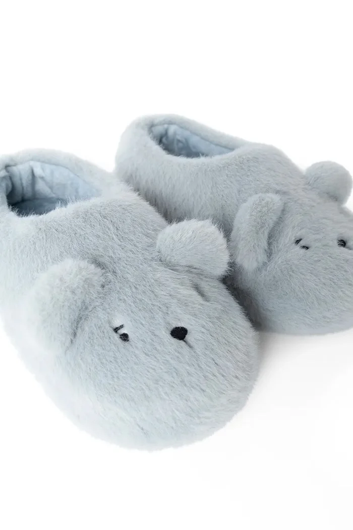 Liewood пантофи за деца Aviaja Bear Slippers сини LW19587