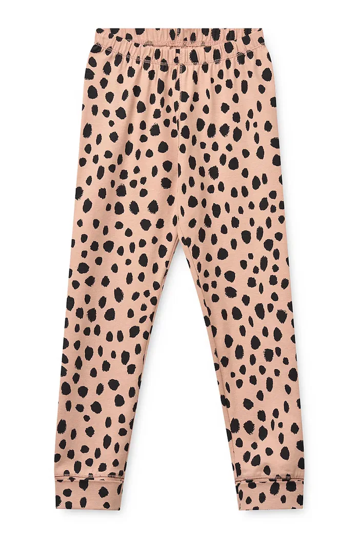 Liewood пижама от две части за деца от памук с еластан Wilhelm Grow Printed Pyjamas Set розова LW20982