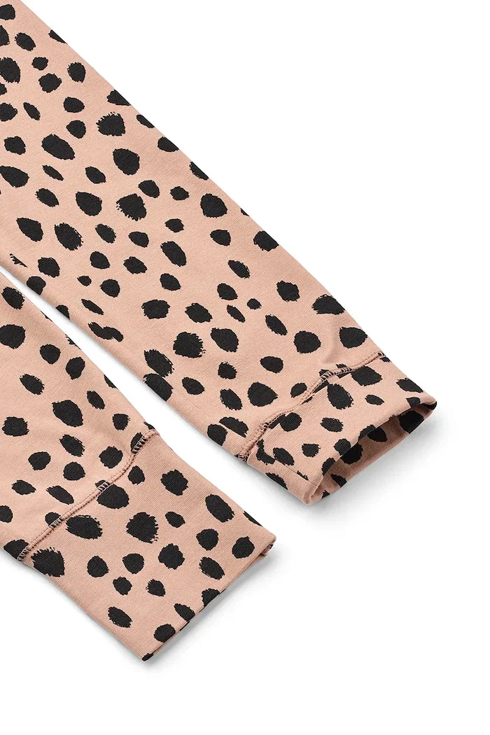 Liewood пижама от две части за деца от памук с еластан Wilhelm Grow Printed Pyjamas Set розова LW20982