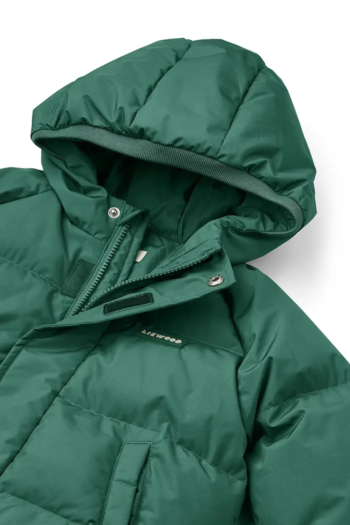 Liewood пухено яке за деца Adelina Down Jacket зелено LW21043